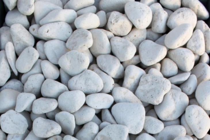 Белая галька галтовка (20-40 мм.)  купить в Евпатории от производителя, без посредников